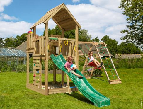 Garten Klettergerüst aus Holz für Kinder • Palace 1-Climb 